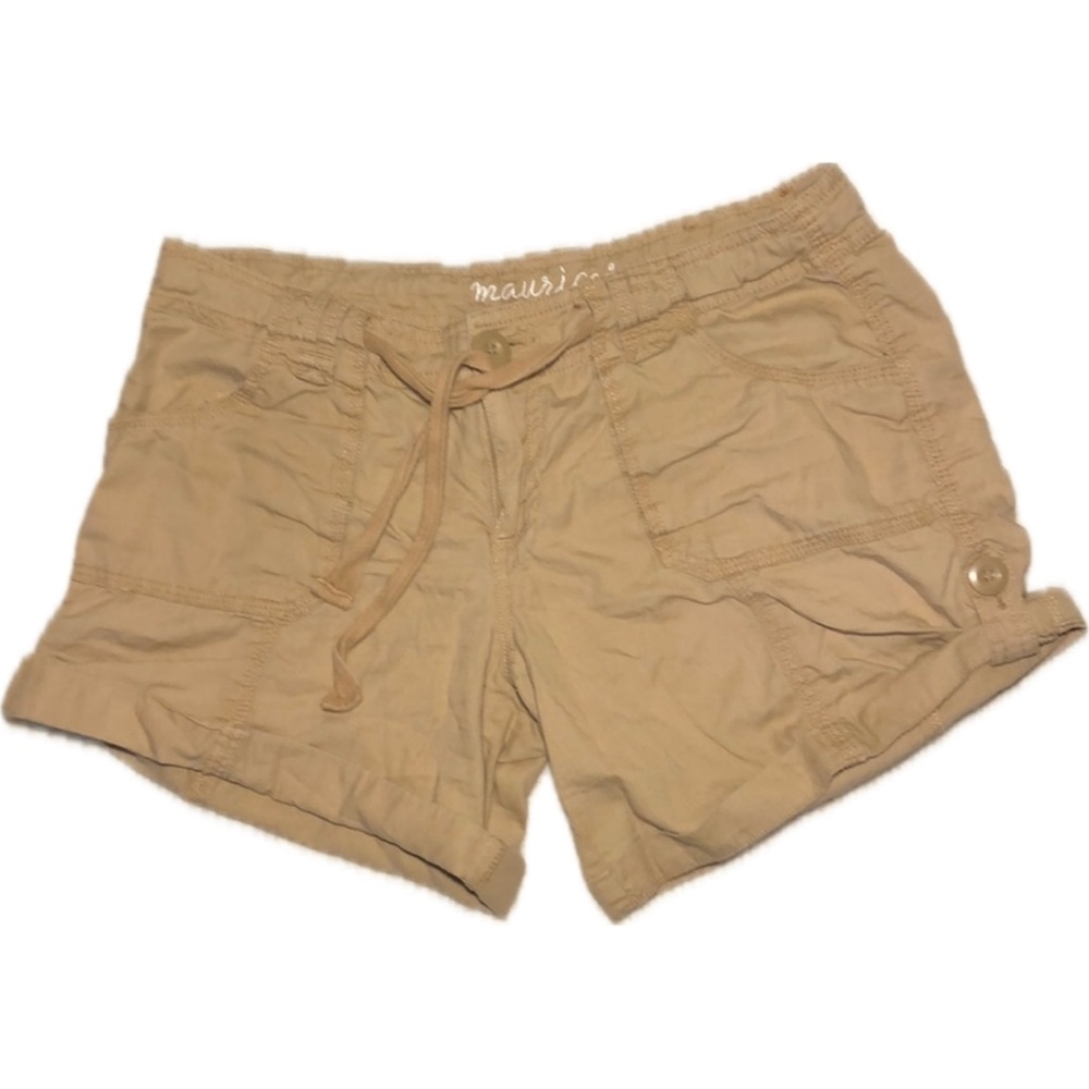 Maurices Khaki Rolled‎ Shorts